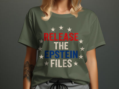 Release The Epstein Files Statement T-shirt product