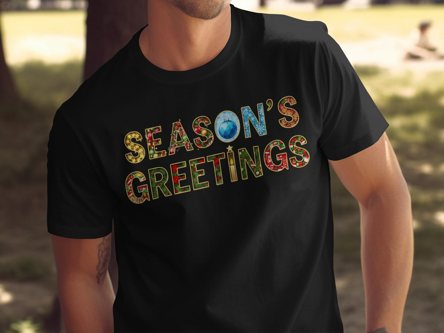 Season's Greetings Graphic T-shirt