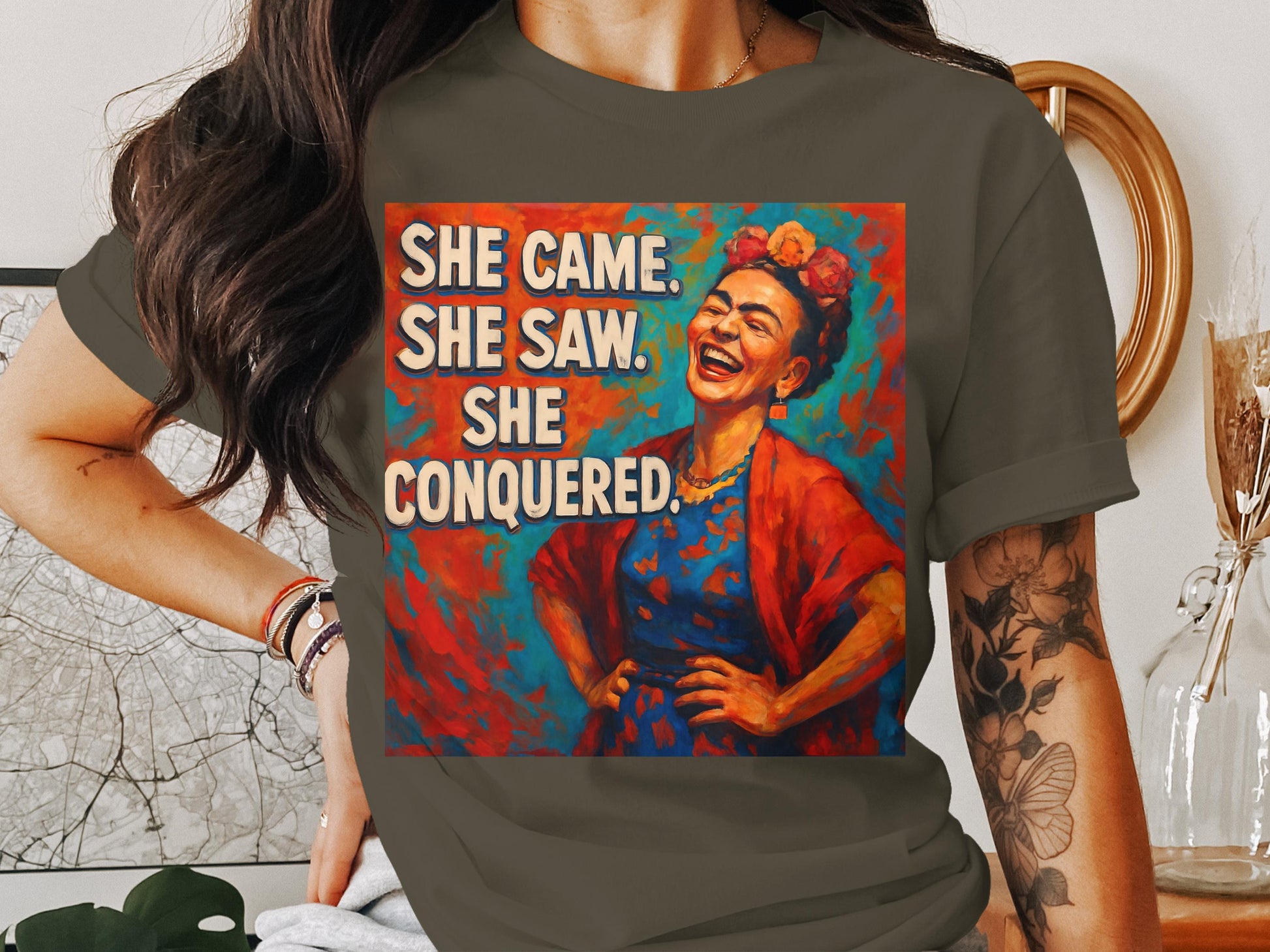 She Came She Saw She Conquered Graphic T-shirt product