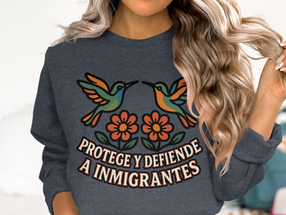 Protege y Defiende a Inmigrantes Sweatshirt product type
