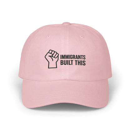 Immigrants Built This Pink Embroidered Statement Hat product