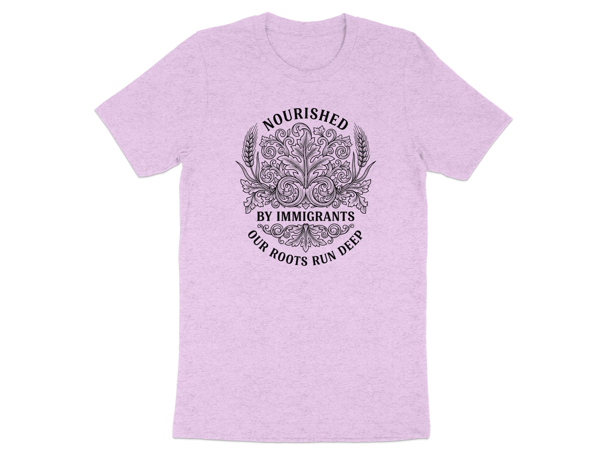 Nourished By Immigrants Our Roots Run Deep T-shirt