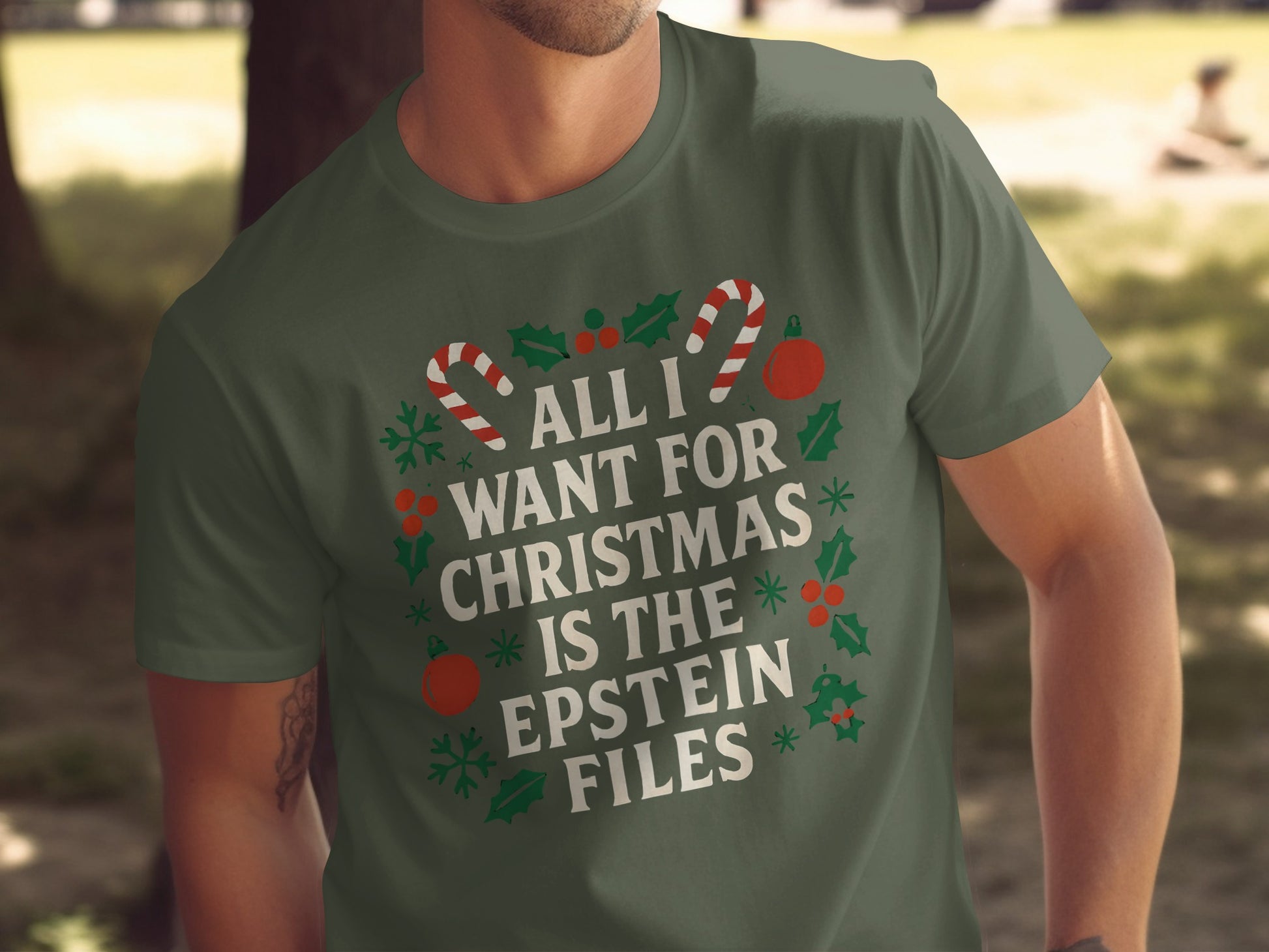 All I Want Christmas is Epstein Files T-shirt product