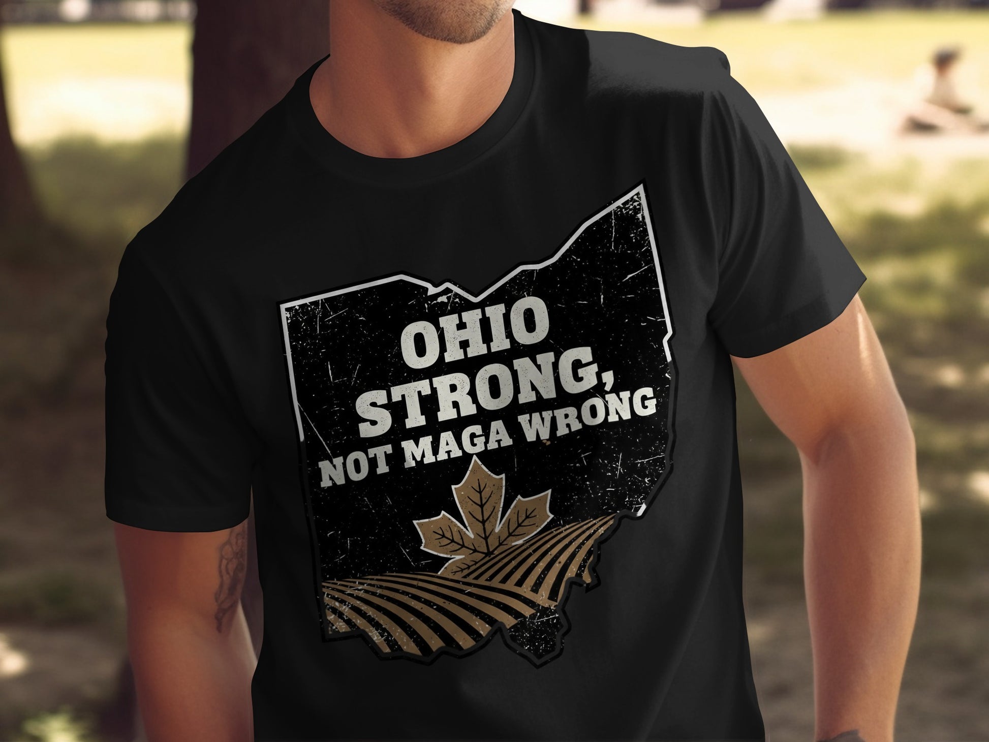 Ohio Strong Not Maga Wrong Graphic T-Shirt product