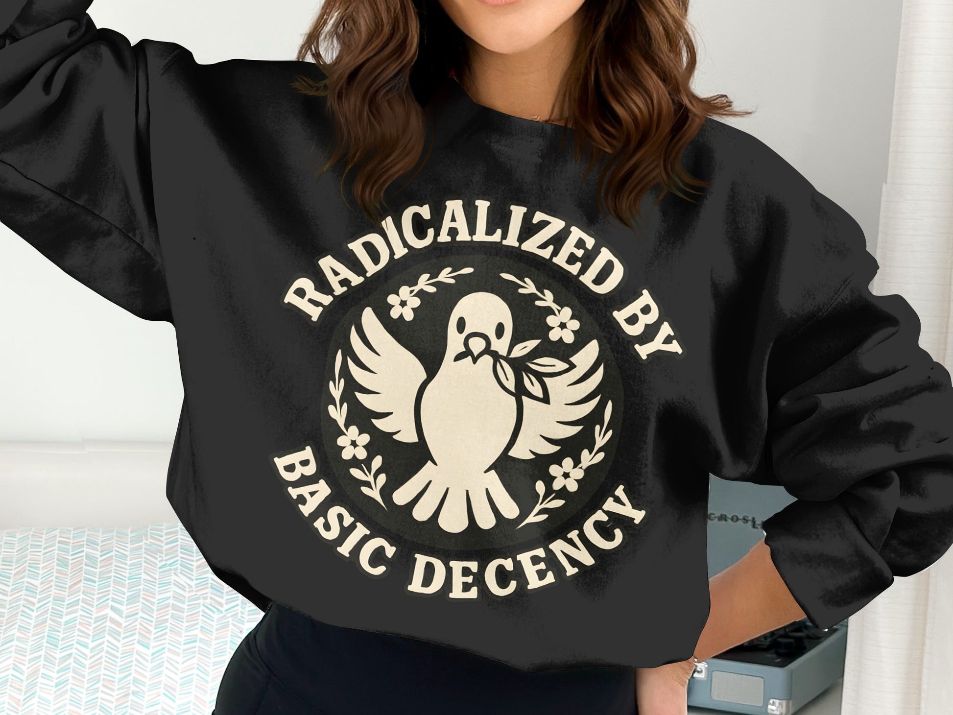 Radicalized by Basic Decency Sweatshirt product type