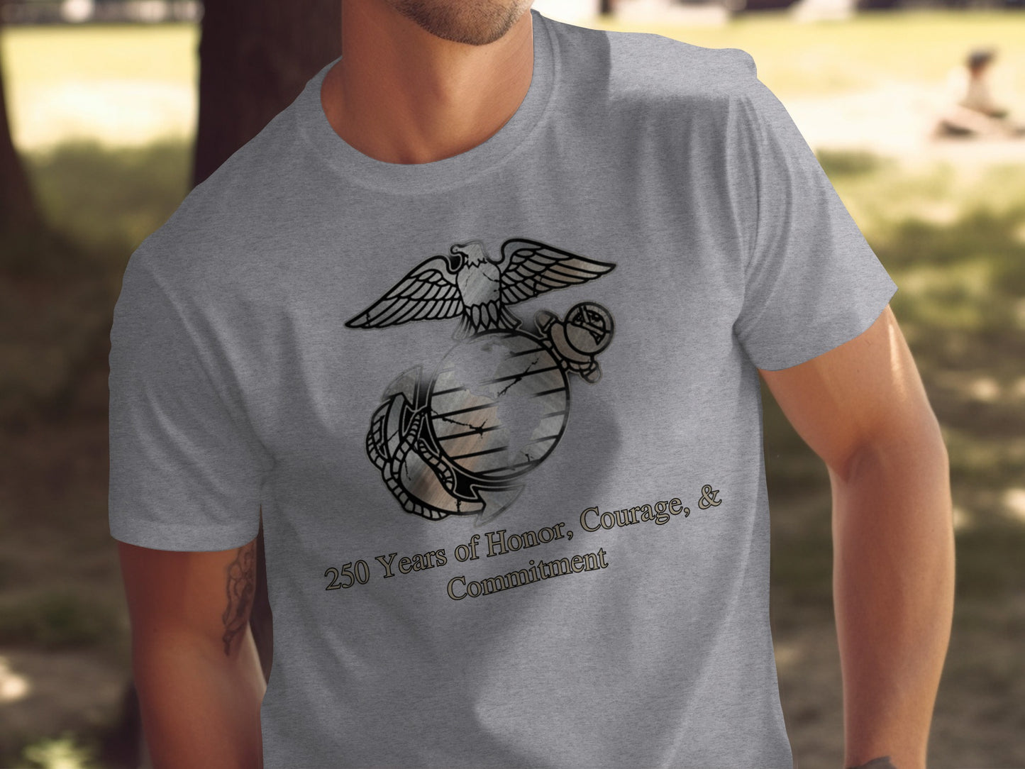 250 Years of Honor Courage Commitment Graphic Tee