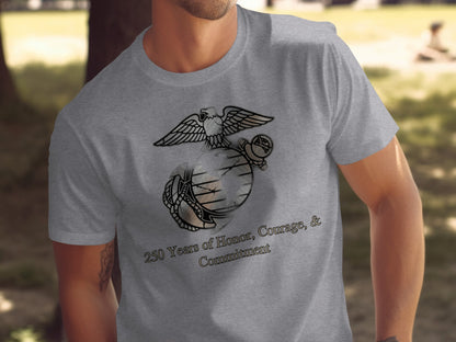 250 Years of Honor Courage Commitment Graphic Tee