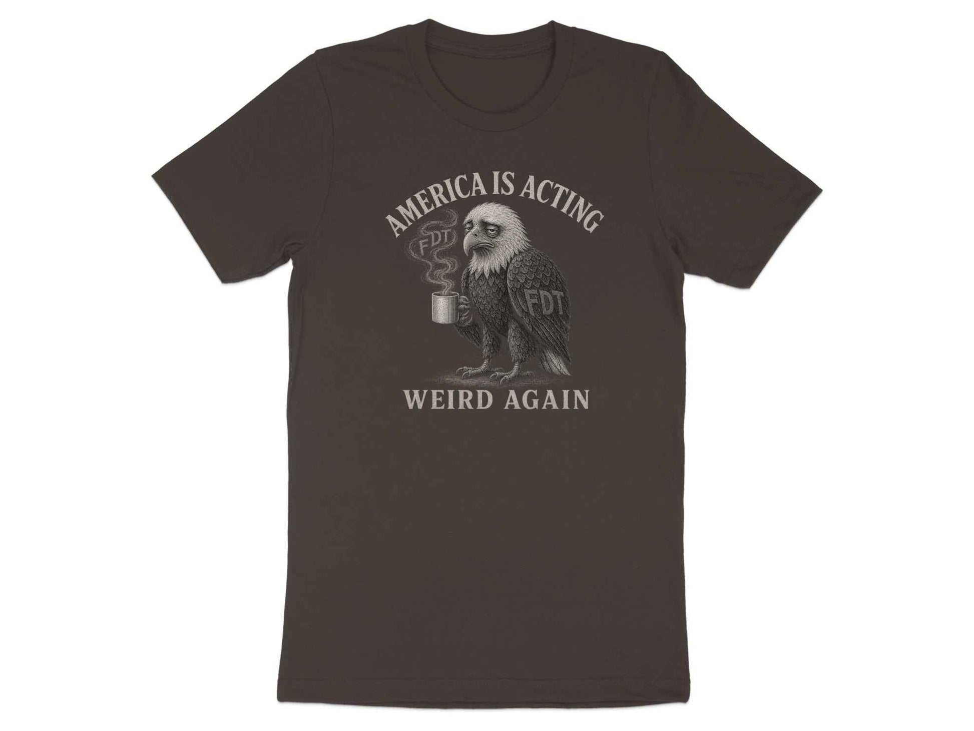 America's Weird Again Satirical Eagle T-Shirt