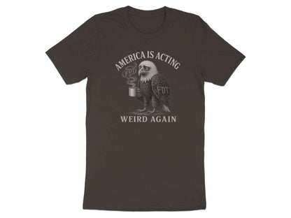 America's Weird Again Satirical Eagle T-Shirt