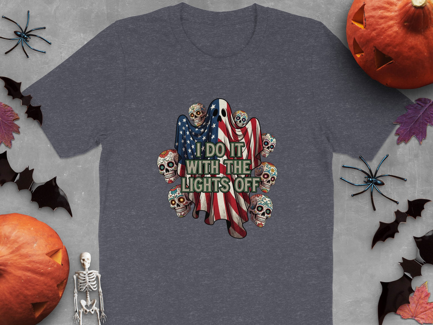 I Do It With The Lights Off Halloween T-shirt product