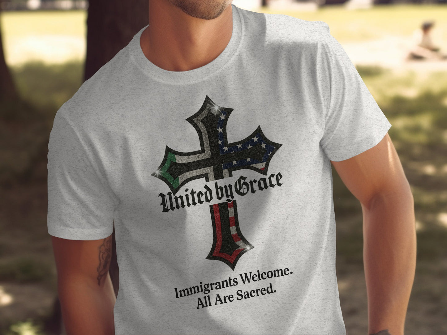 United by Grace Cross Immigrants Welcome product type