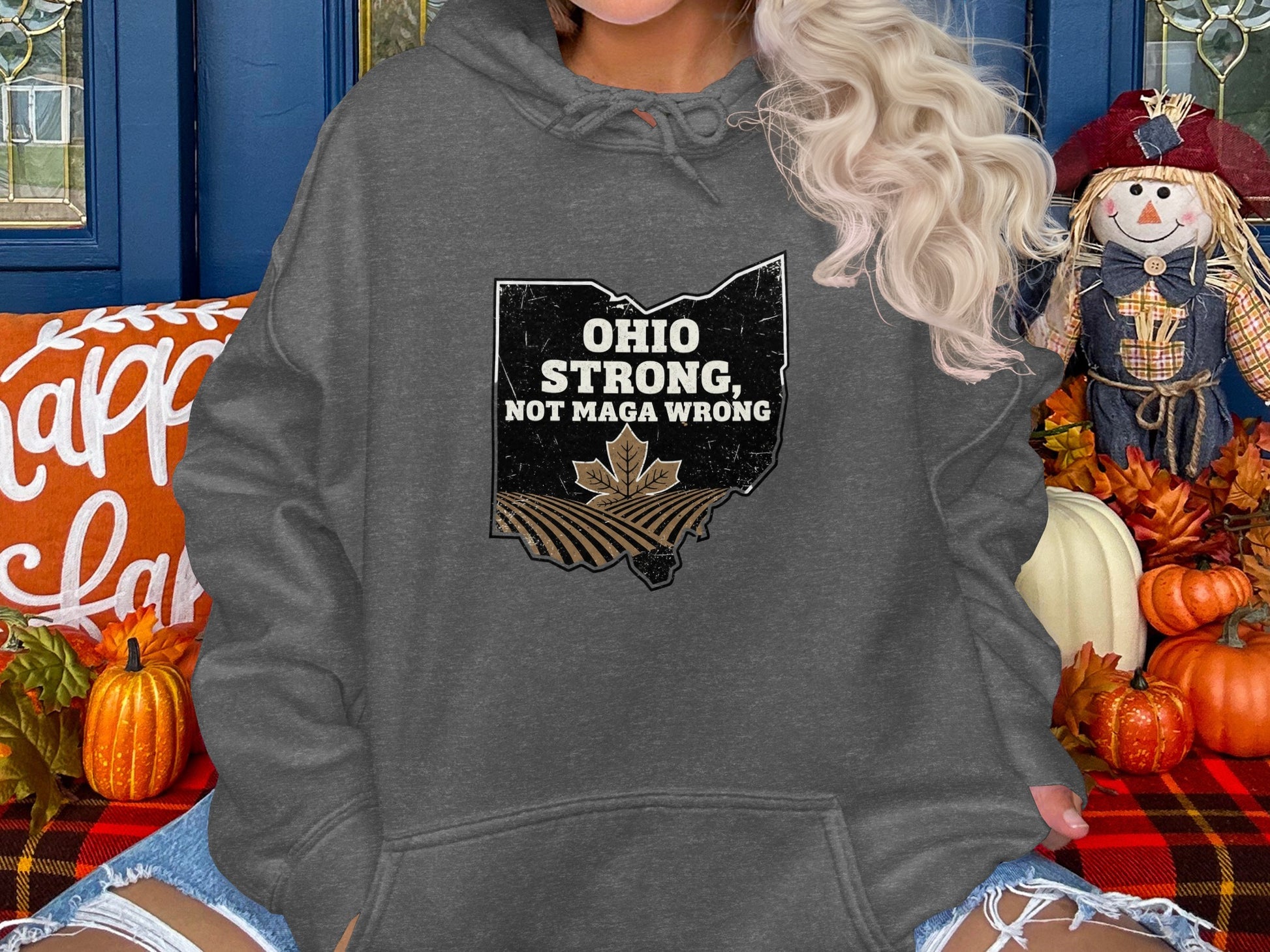 Ohio Strong Not Maga Wrong Graphic Hoodie product