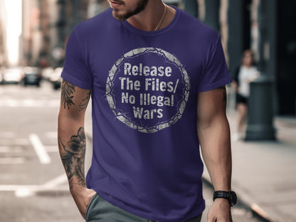 Release The Files No Illegal Wars T-shirt