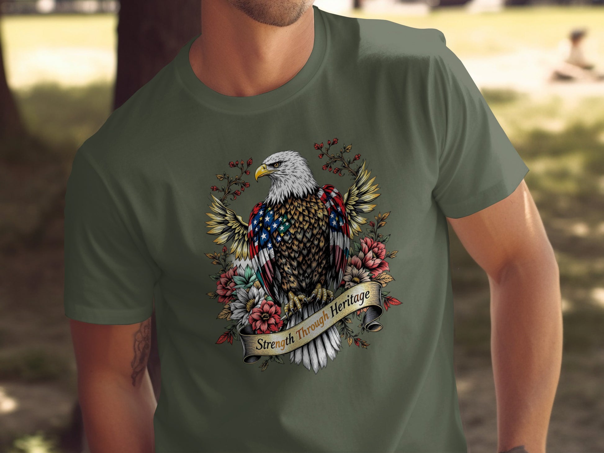 Strength Through Heritage American Eagle Shirt