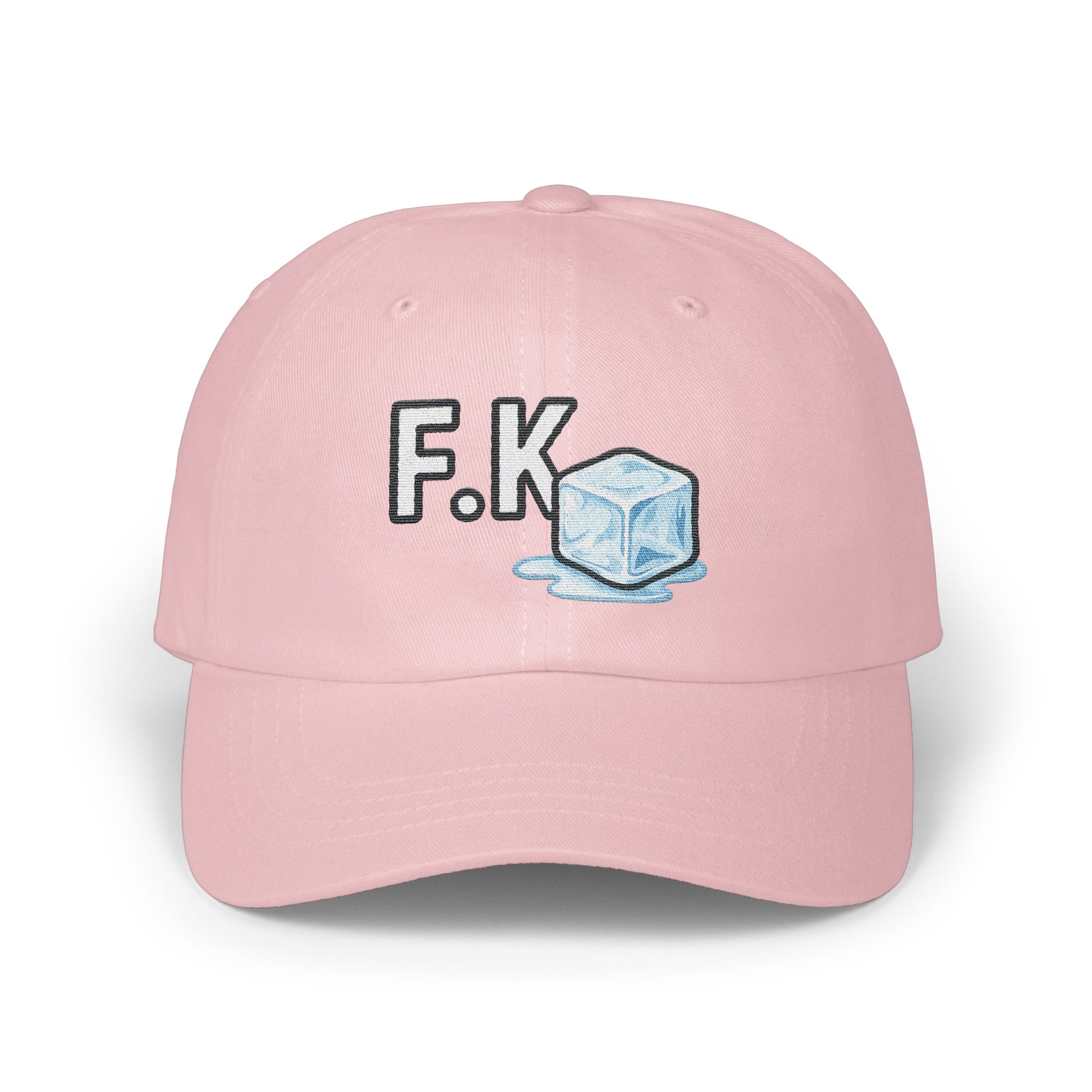 F.K with Ice Cube Detailed Pink Baseball Cap product