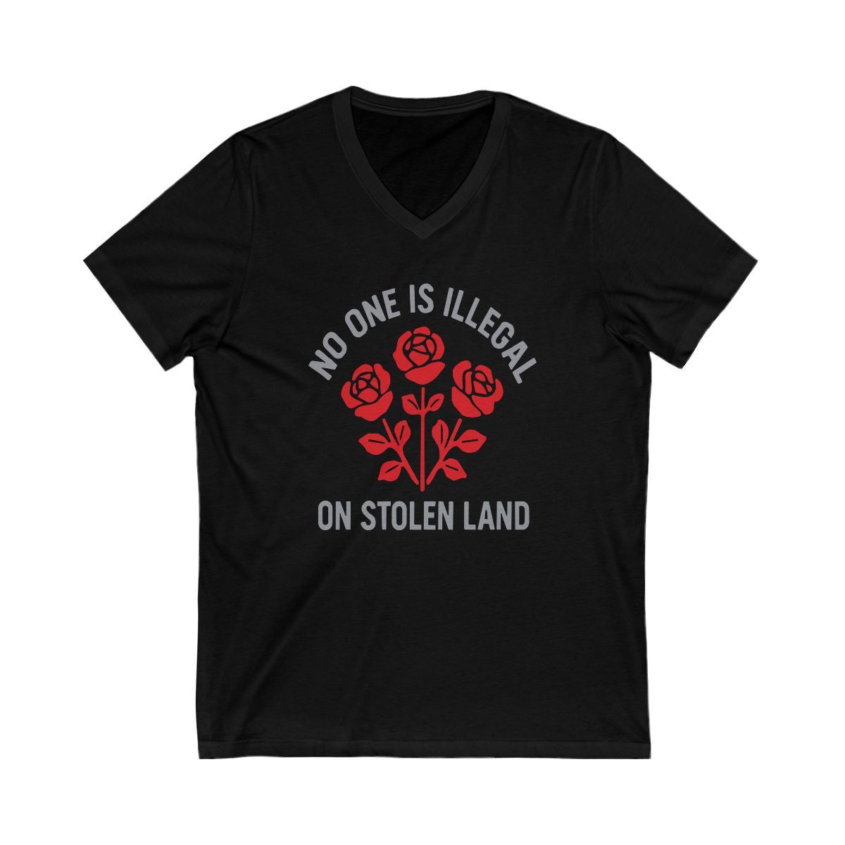 No One Is Illegal On Stolen Land V-neck product
