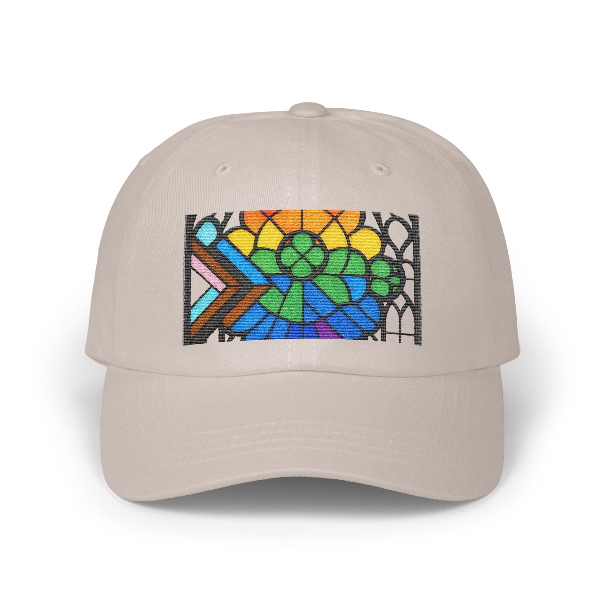 Colorful Stained Glass Pattern Design Hat product type