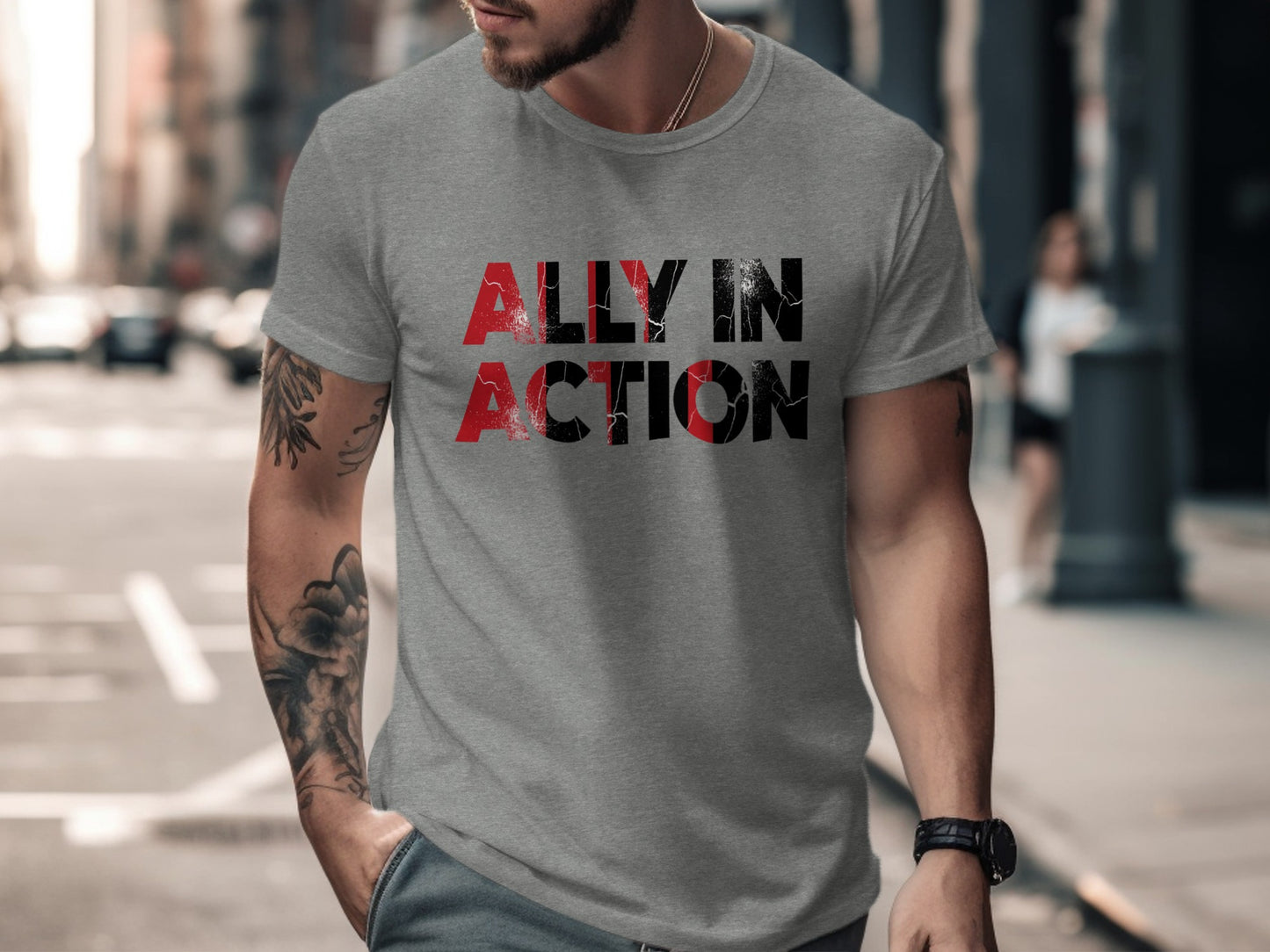 Ally in Action Graphic Print Shirt product