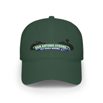 San Antonio Strong Not Maga Wrong Embroidered Hat