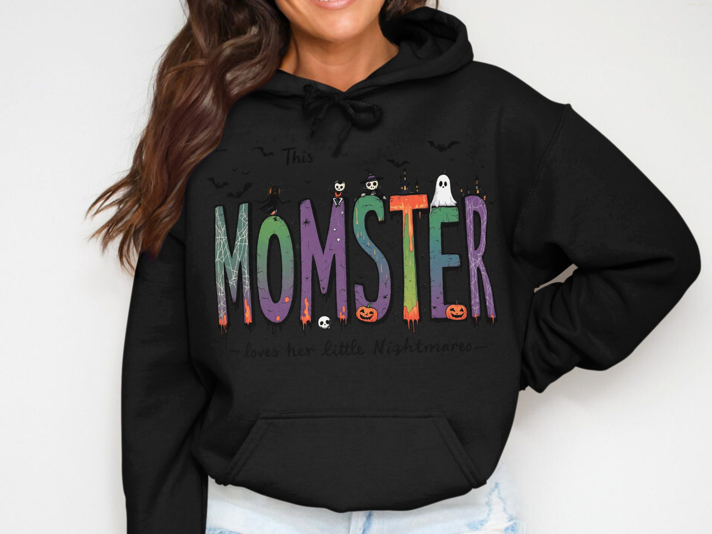Creative Momster Halloween Theme Hoodie product type
