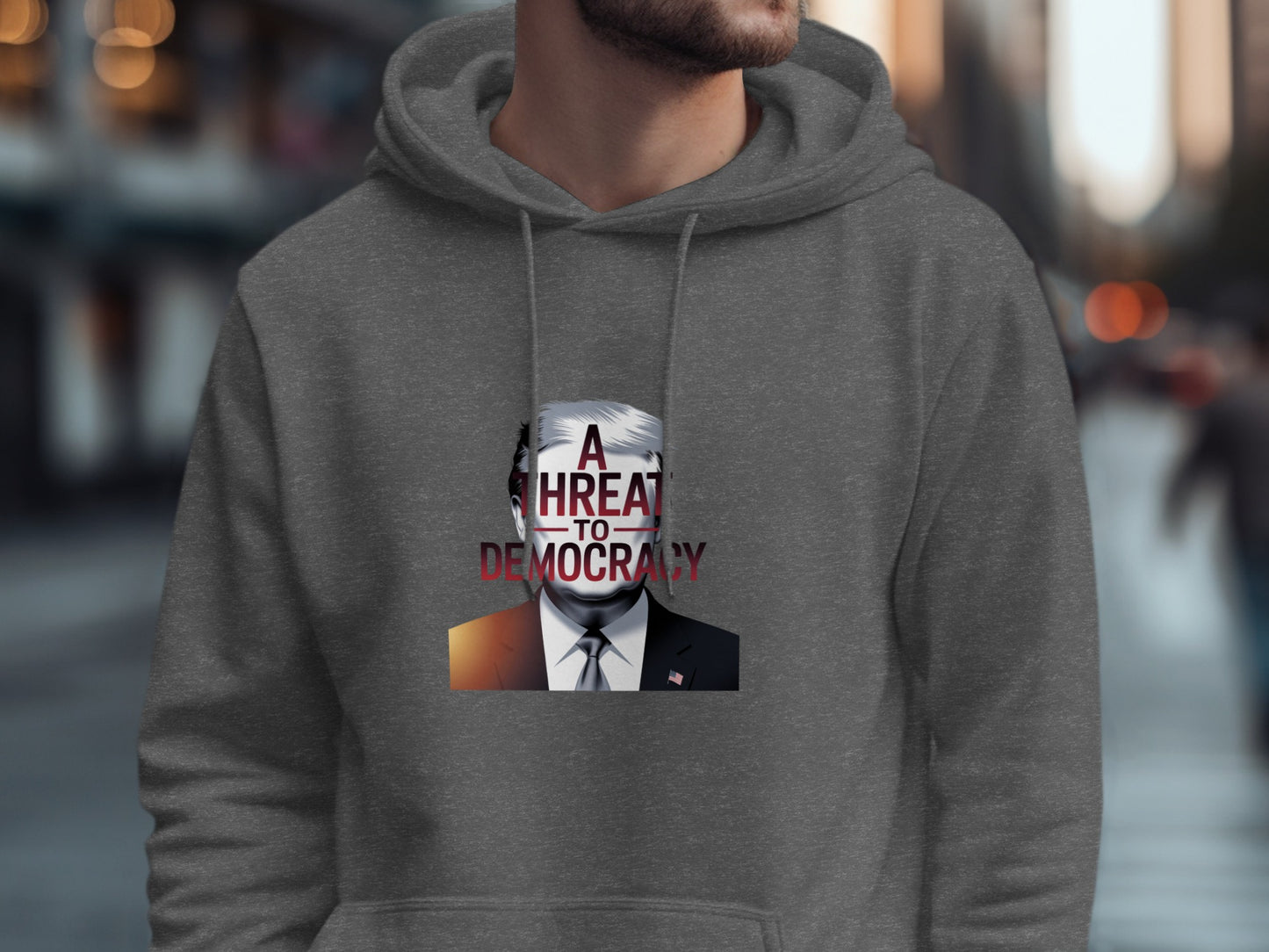 A Threat To Democracy Graphic Hoodie product
