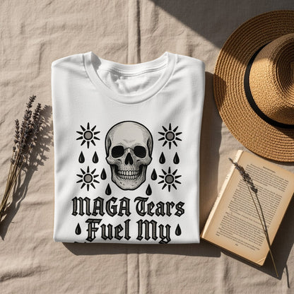 MAGA Tears Fuel My Skull Design Graphic Tee product