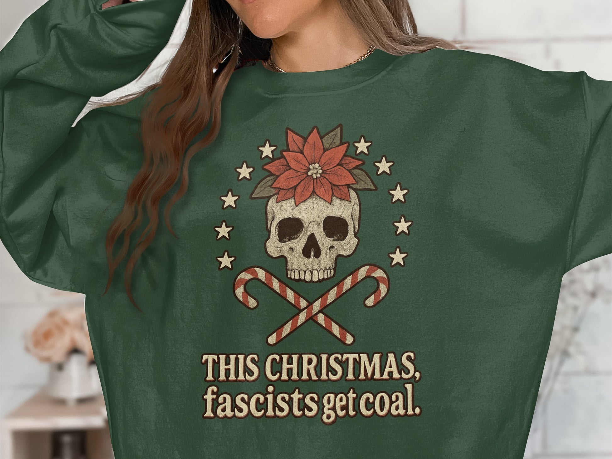 This Christmas Fascists Get Coal Unisex Sweatshirt