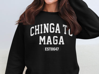 Chinga Tu Maga Est8647 Printed Sweatshirt