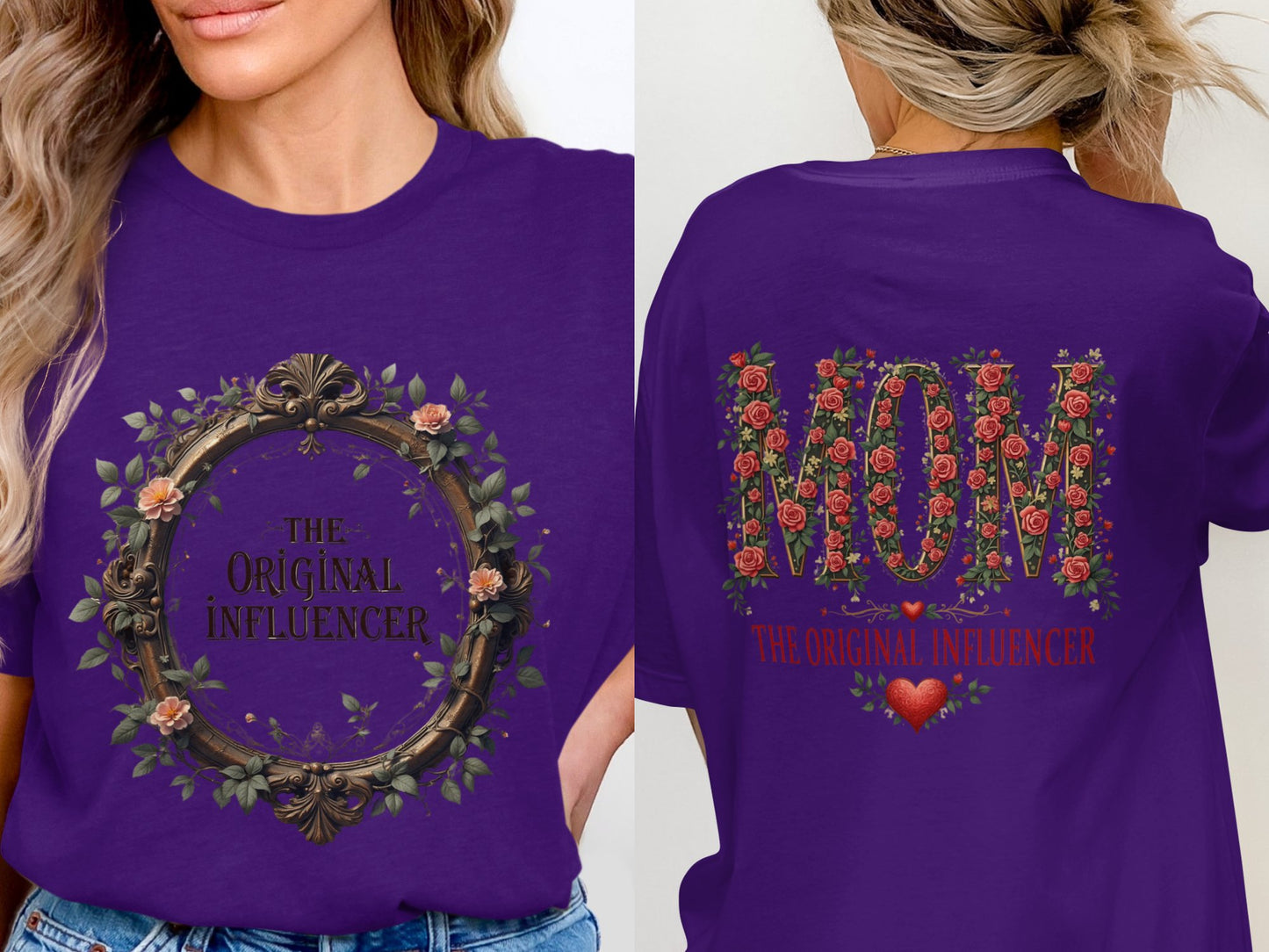 The Original Influencer MOM Floral Design Shirt product