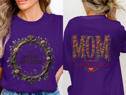 The Original Influencer MOM Floral Design Shirt product