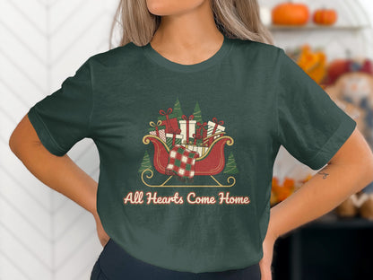 All Hearts Come Home Festive Sleigh Shirt Product