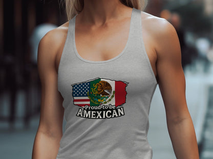 Proud to be AMEXICAN Flag Themed Tank Top product type