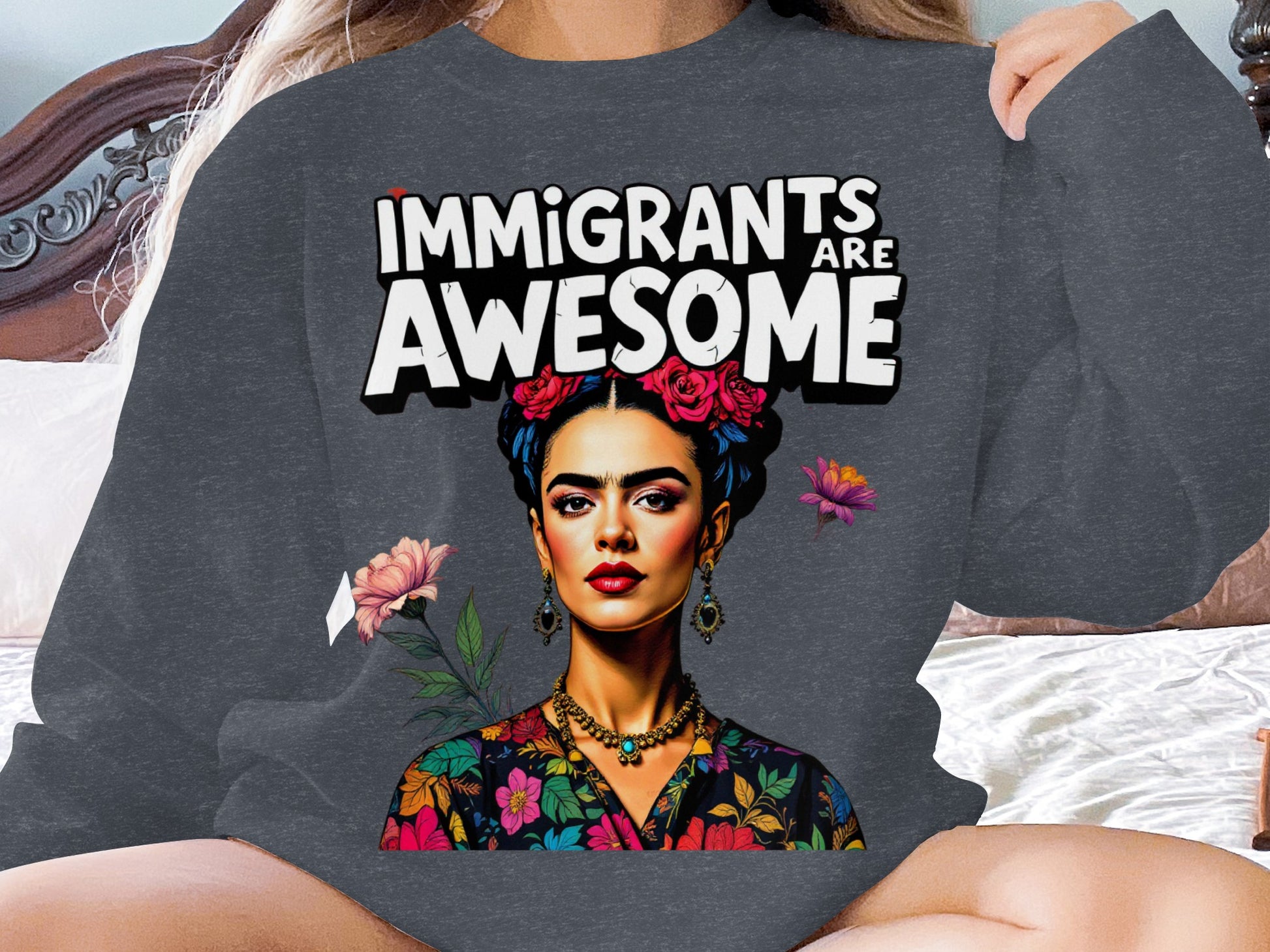 Immigrants Are Awesome Graphic Sweatshirt product