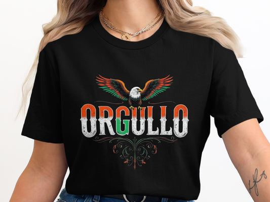 Vibrant Orgullo Eagle Graphic Design T-Shirt product