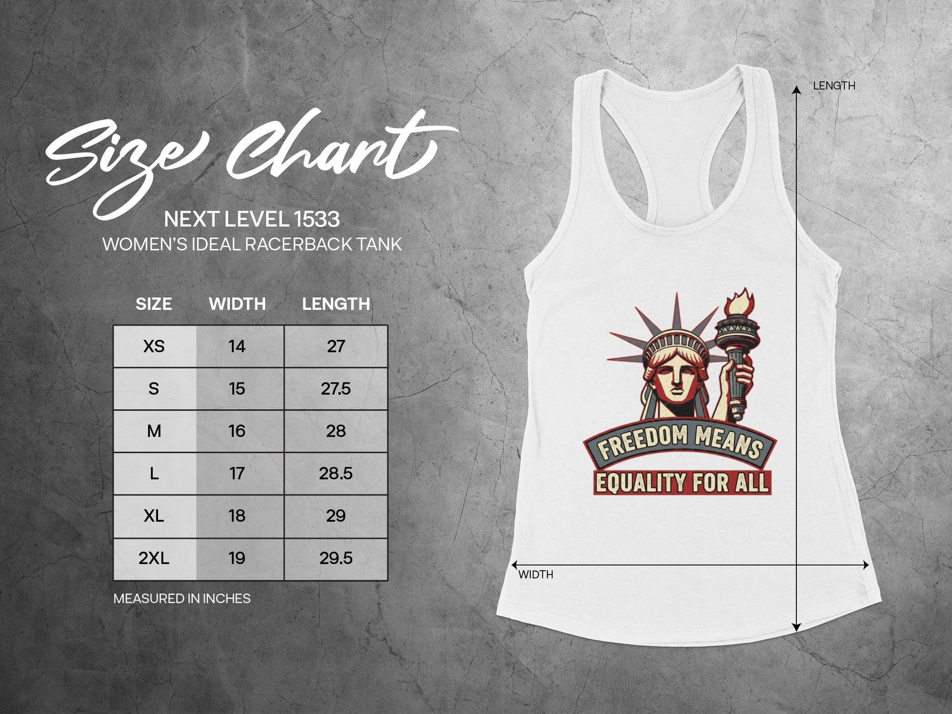 Freedom Means Equality For All Tank Top