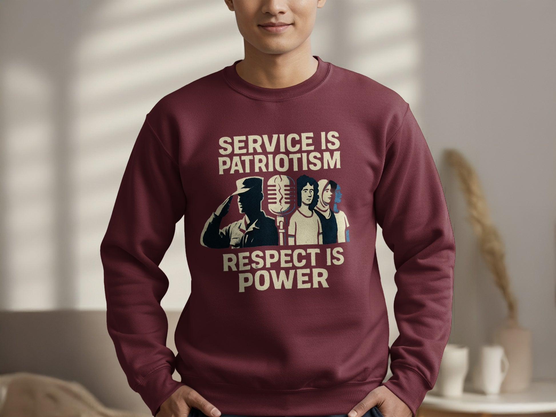 Service is Patriotism Respect is Power product type