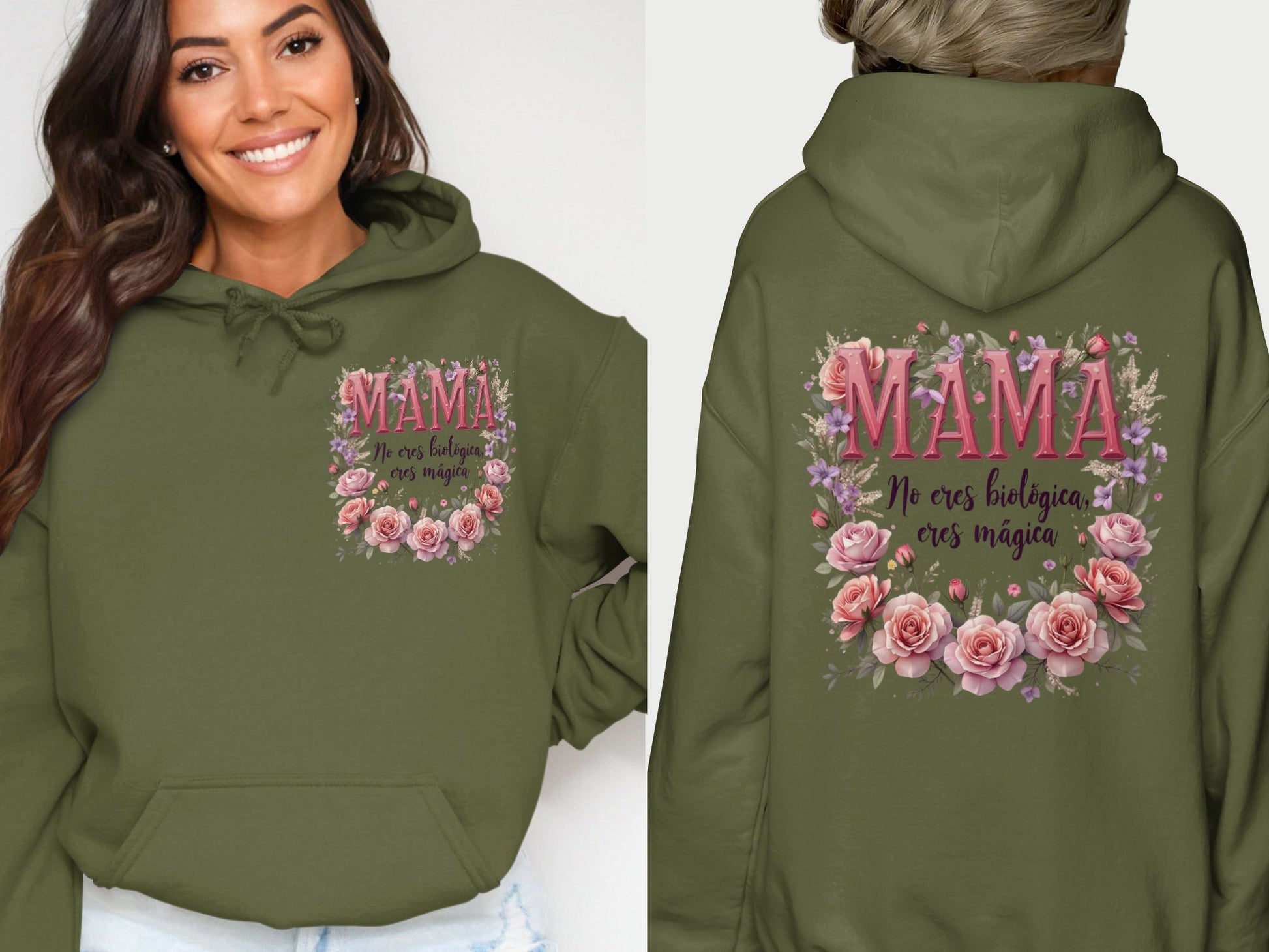 Mama Floral Design Graphic Hoodie product