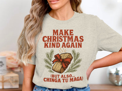 Make Christmas Kind Again Graphic Christmas Shirt
