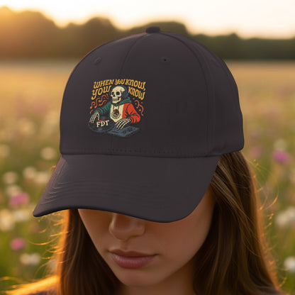 When You Know You Know Skeleton Graphic Hat product type