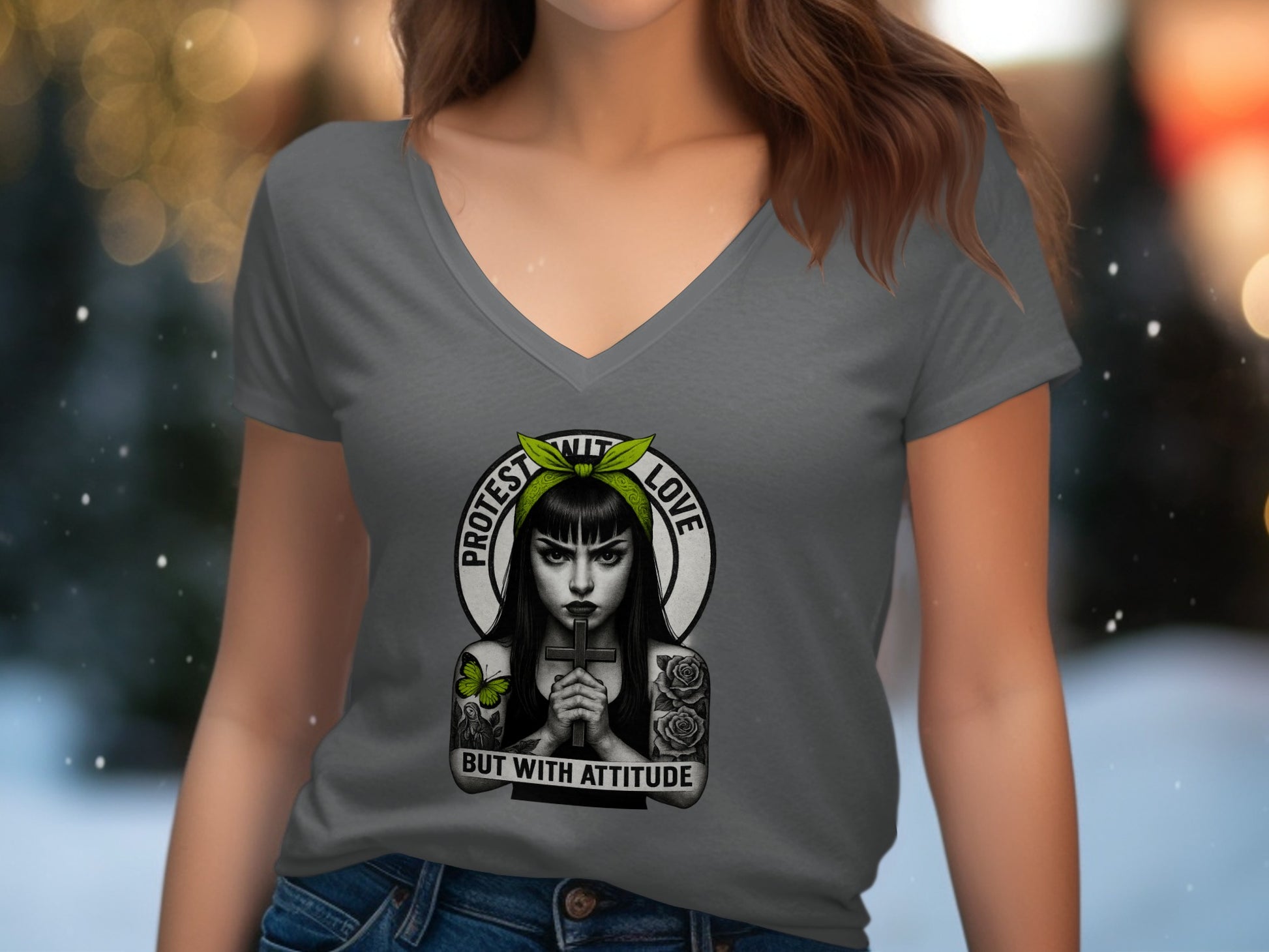 Professional Love But with Attitude Graphic Tee product