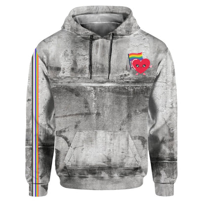 Pride LGBTQ Cropped Top Hoodie #FDT Bold Statement Tee for Activists
