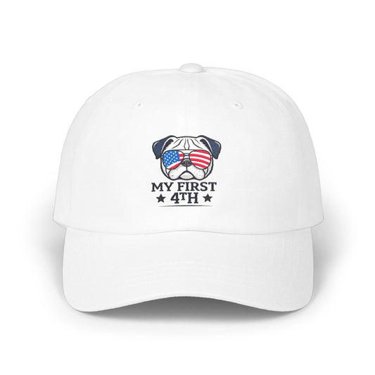 My First 4th of July Dog USA Embroidered Hat product type