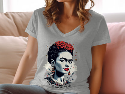 Graphic Print Frida Statement T-shirt