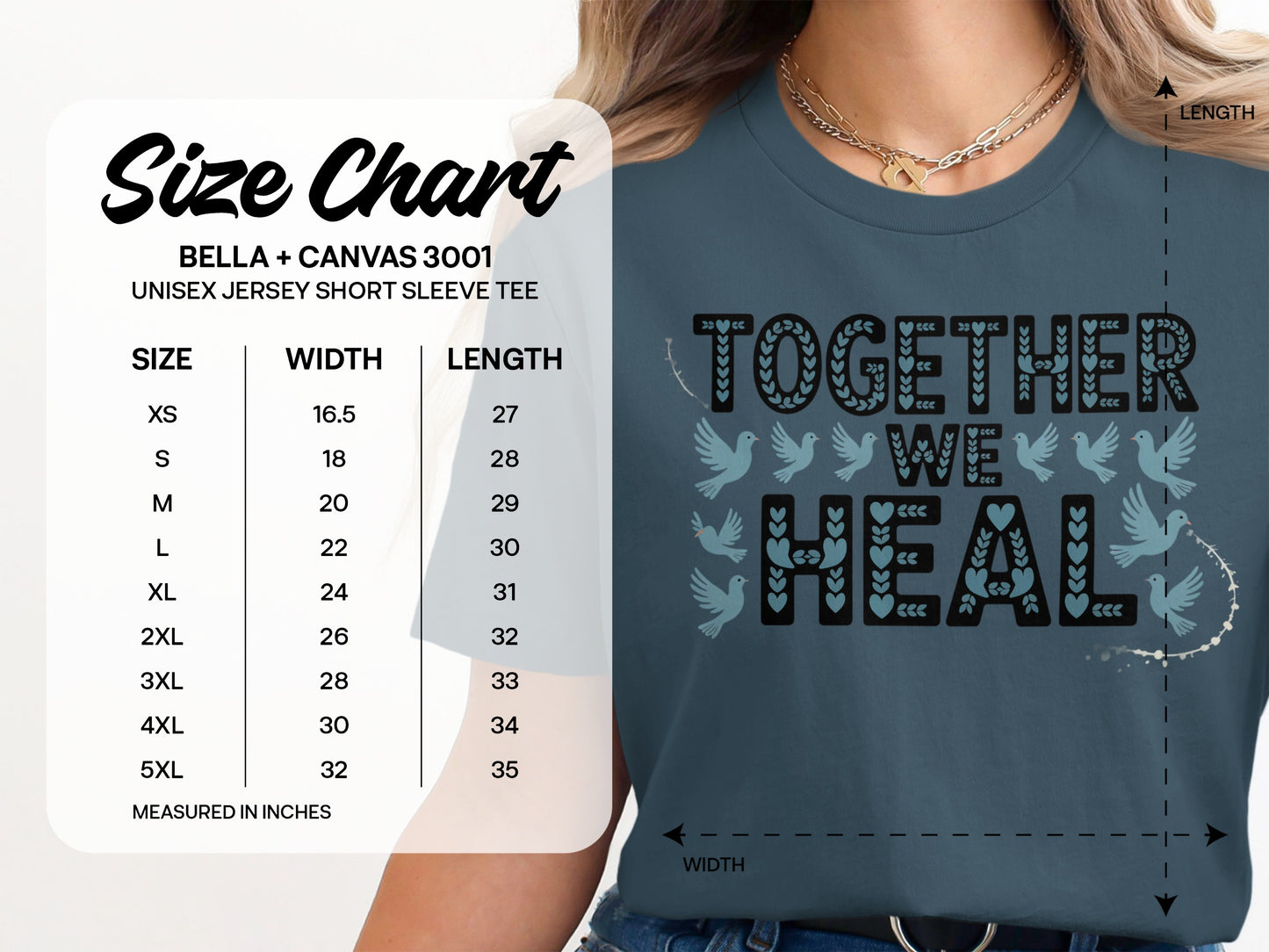 Together We Heal Unisex Jersey Short Sleeve Tee Product