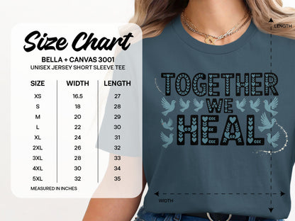Together We Heal Unisex Jersey Short Sleeve Tee Product