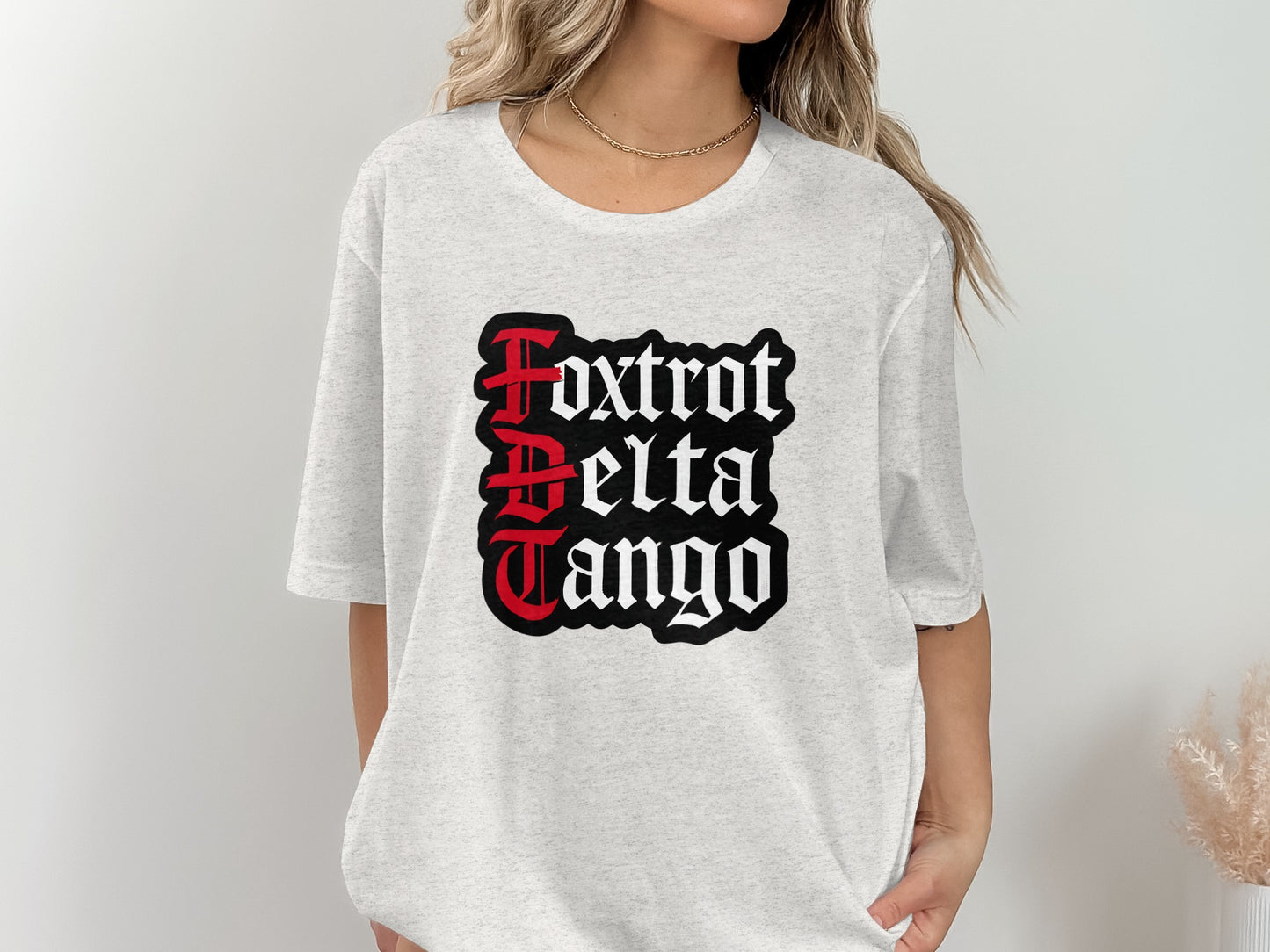 Stylish Foxtrot Delta Tango Graphic Tee product