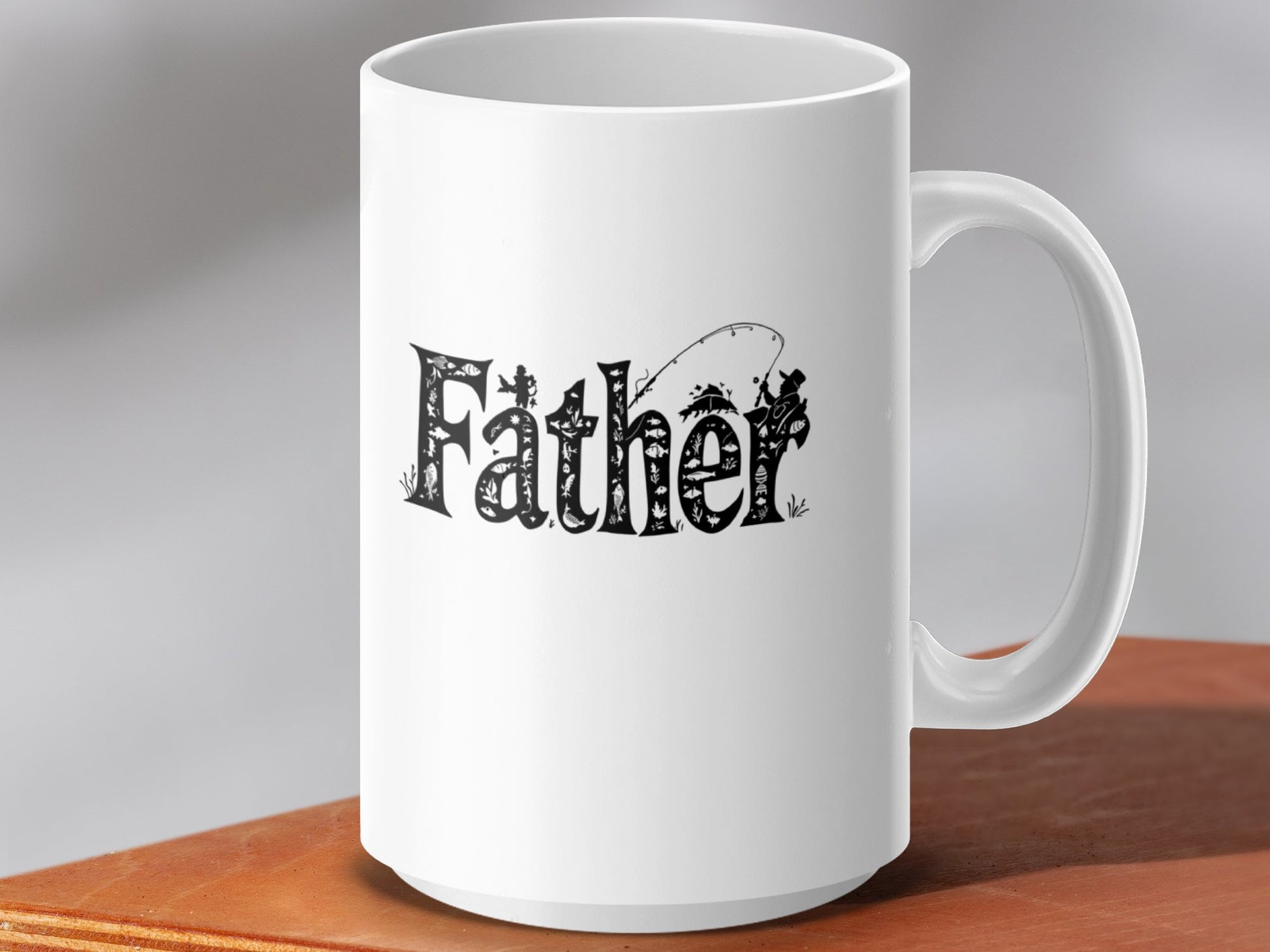 Father Design Fishing Themed Coffee Mug product