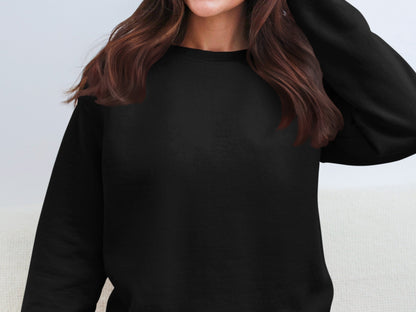 Casual Black Comfort Crewneck Sweatshirt product