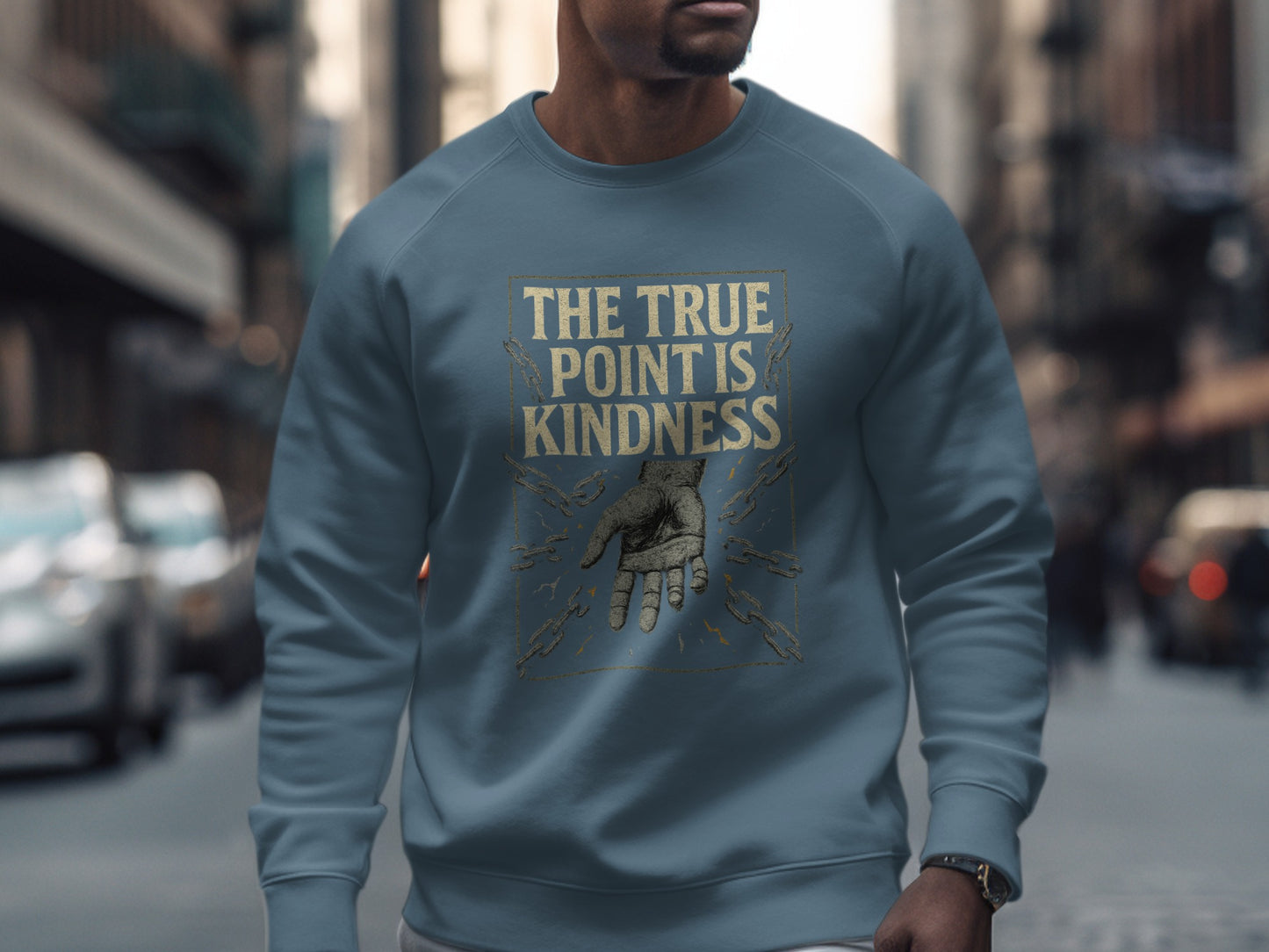 The True Point Is Kindness Graphic Sweatshirt product type