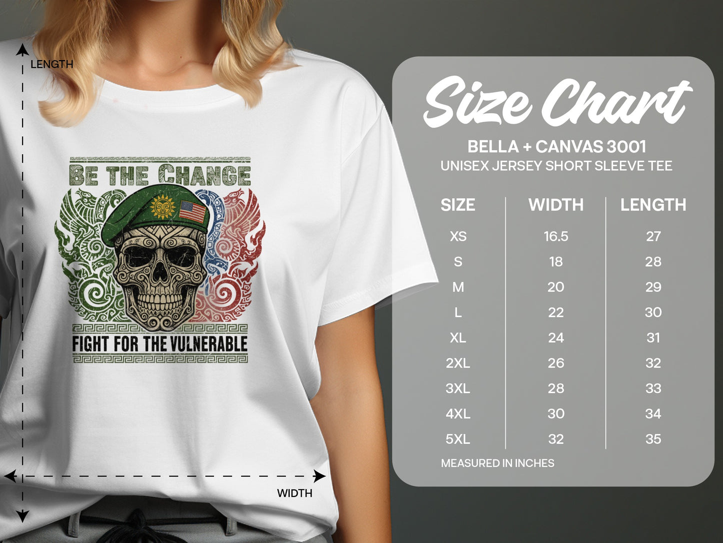 Be The Change Fight For The Vulnerable Tee